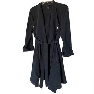 INC International Concepts Open Coat Jacket With Belt